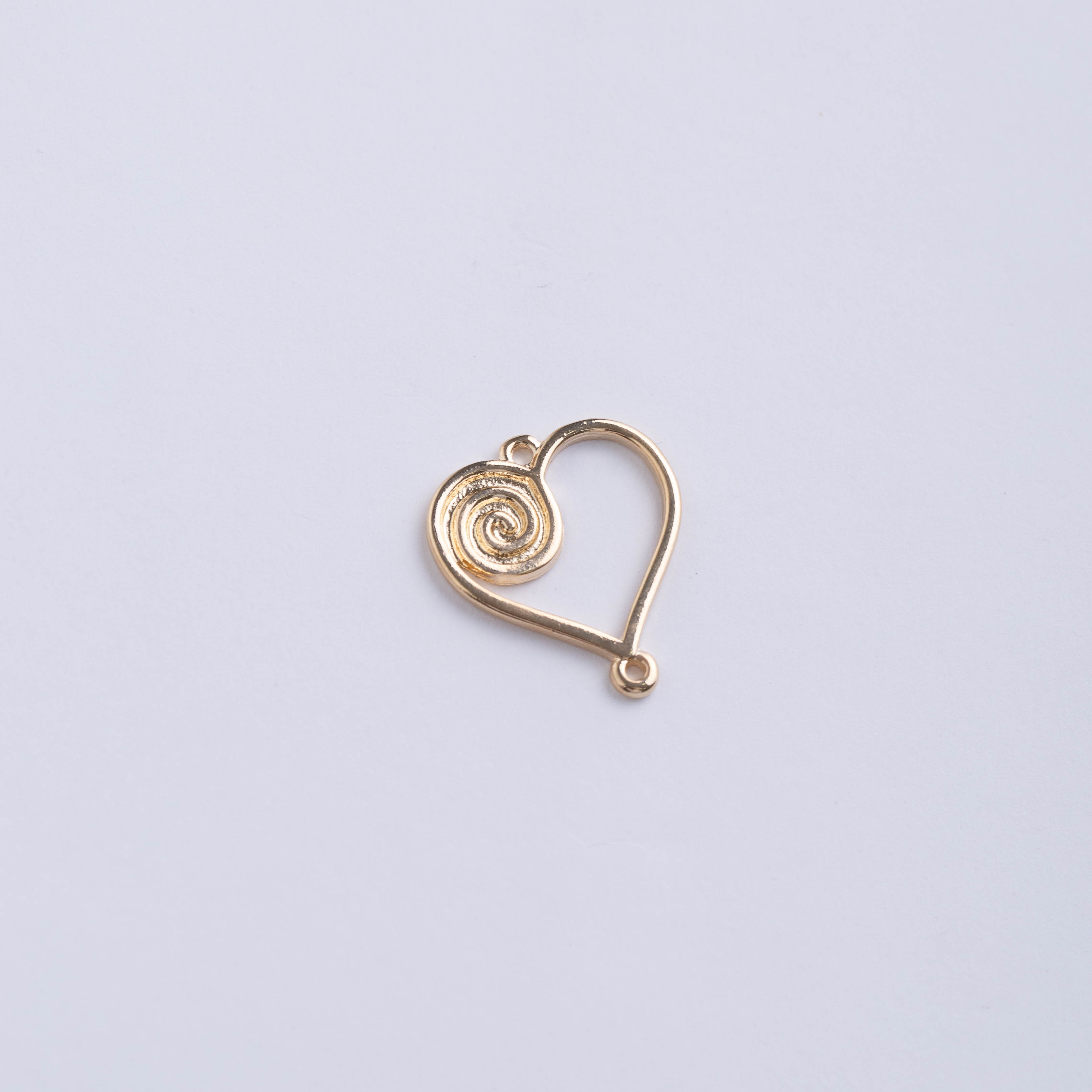 17952 Conector Corazón Dorado Amor