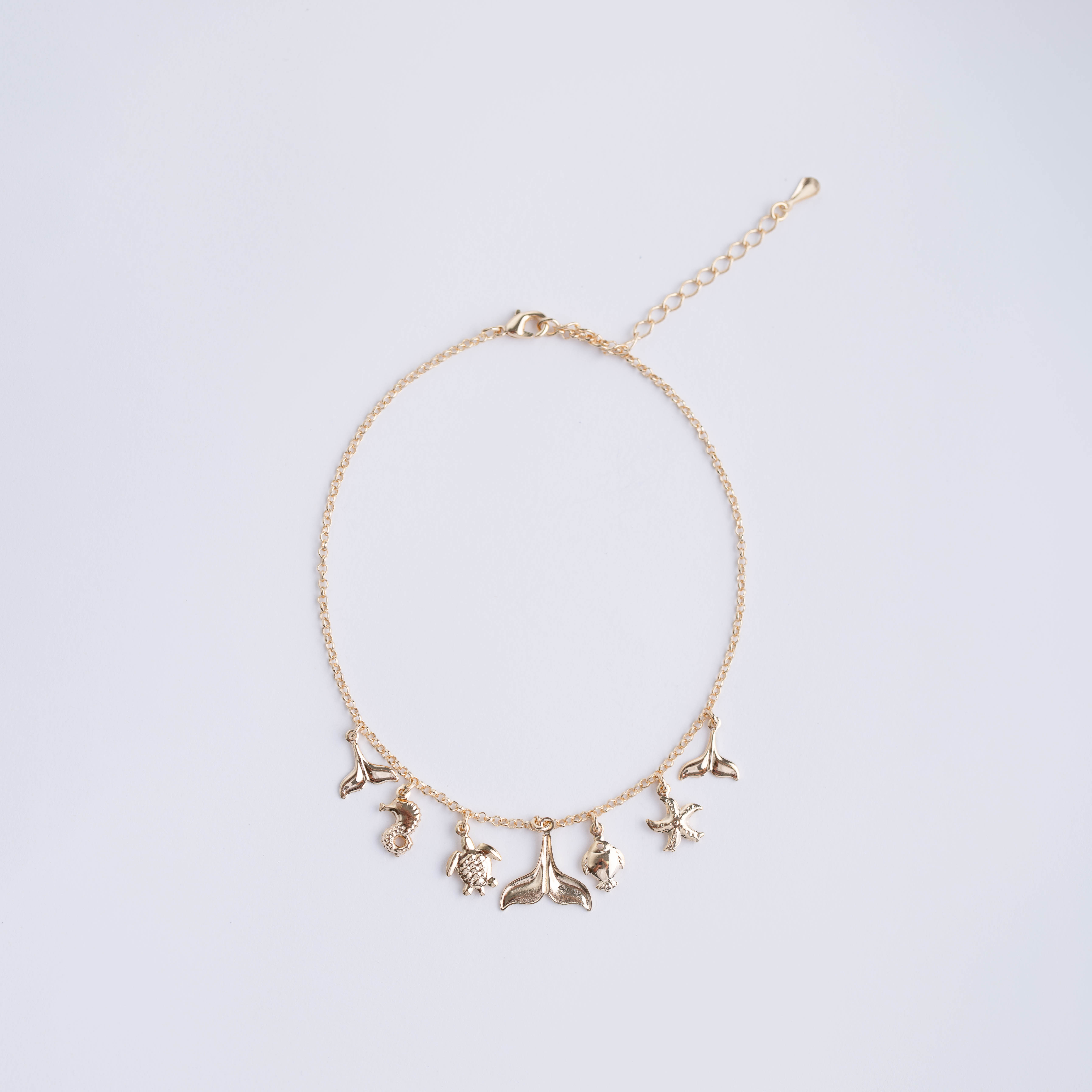 18051 23cm Sea Charms Anklet