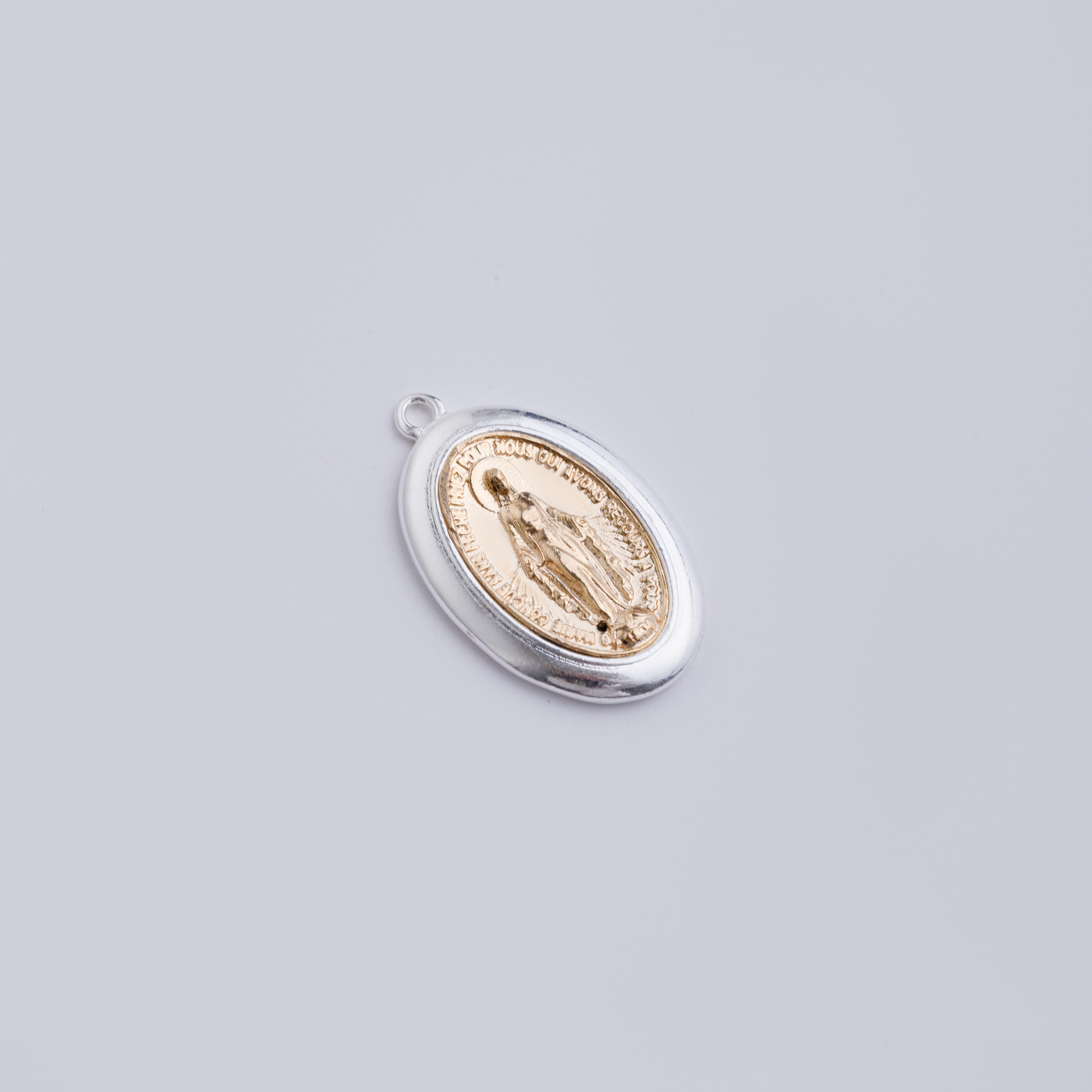 18226 Silver and Gold Milagrosa Pendant