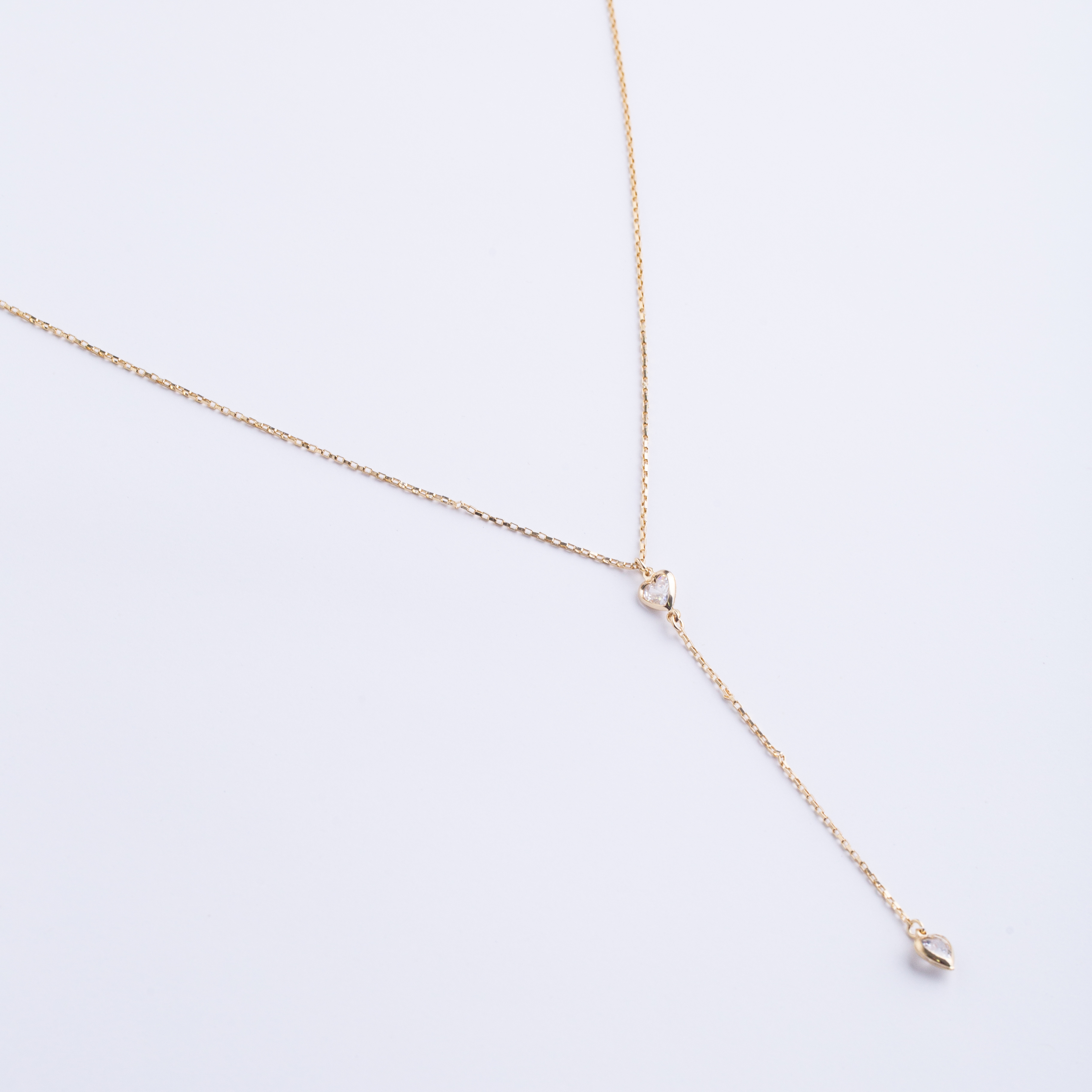 18285 Clear Heart Box Chain #457