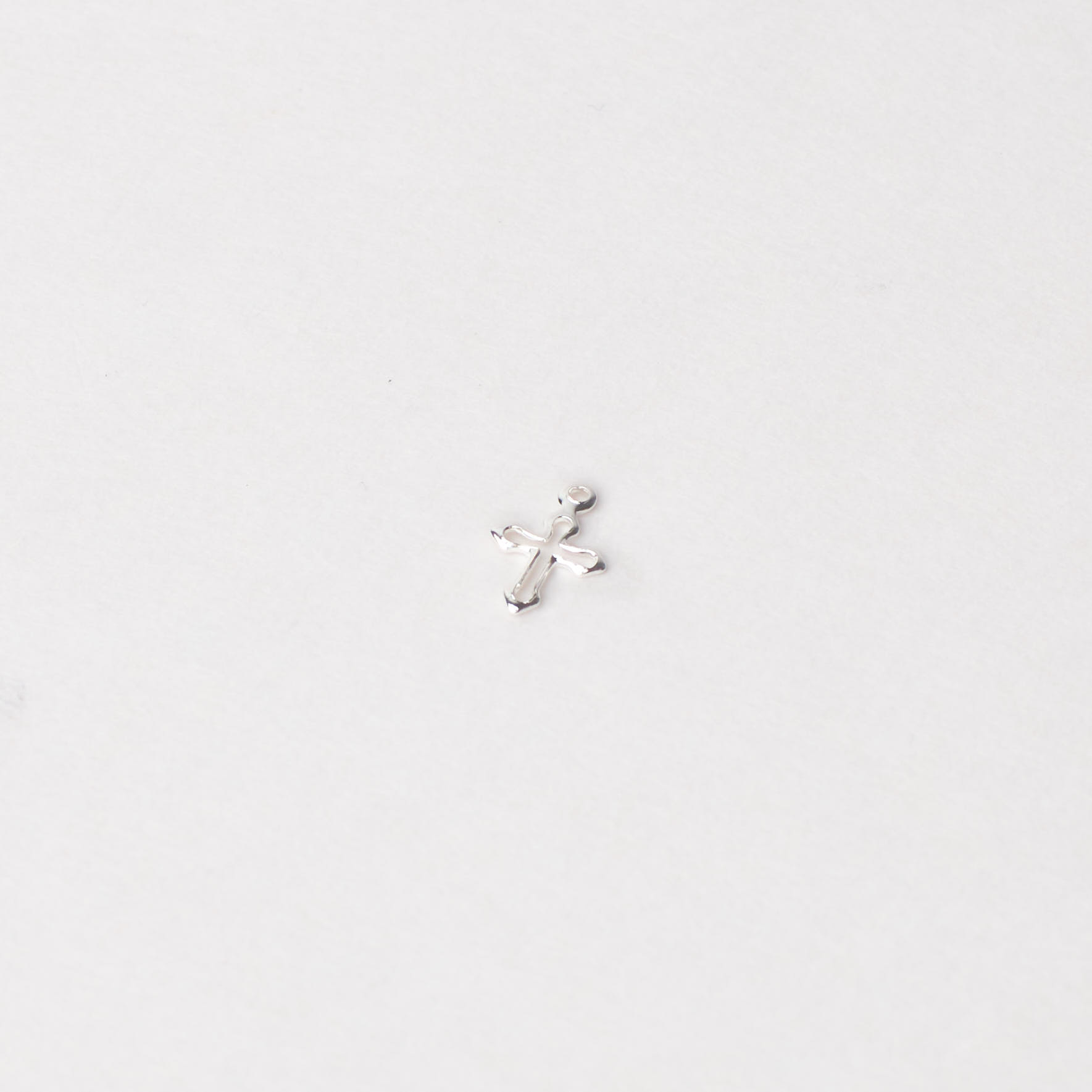 3719 Silver Little Cross Pendant