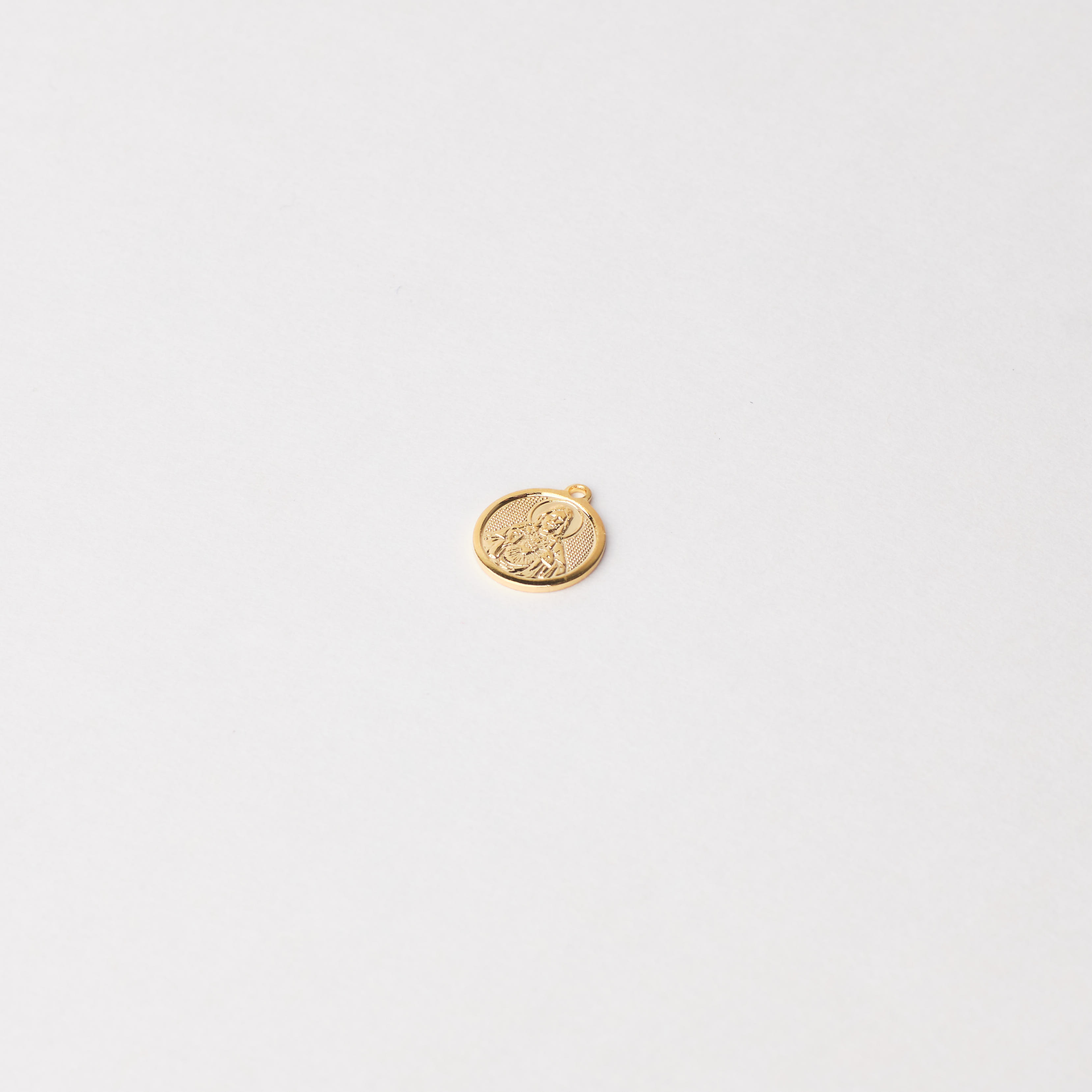 438 Gold Plated Jesus Pendant