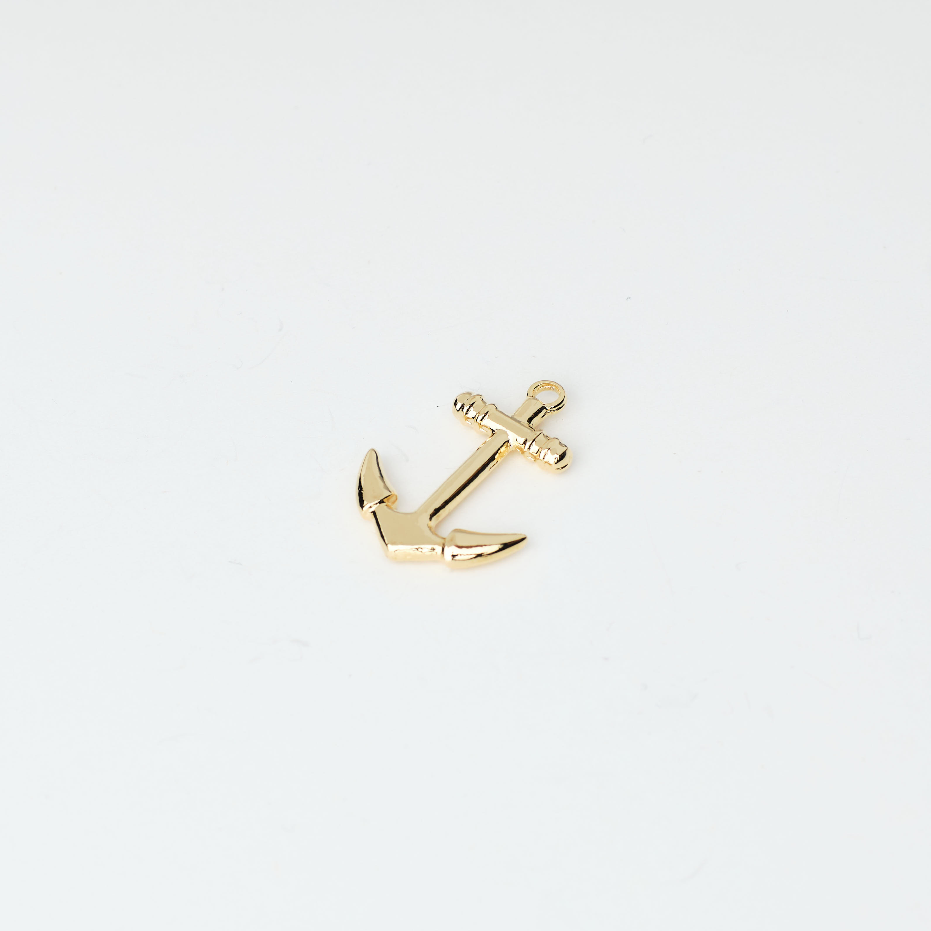 464 Gold-Plated Anchor Pendant