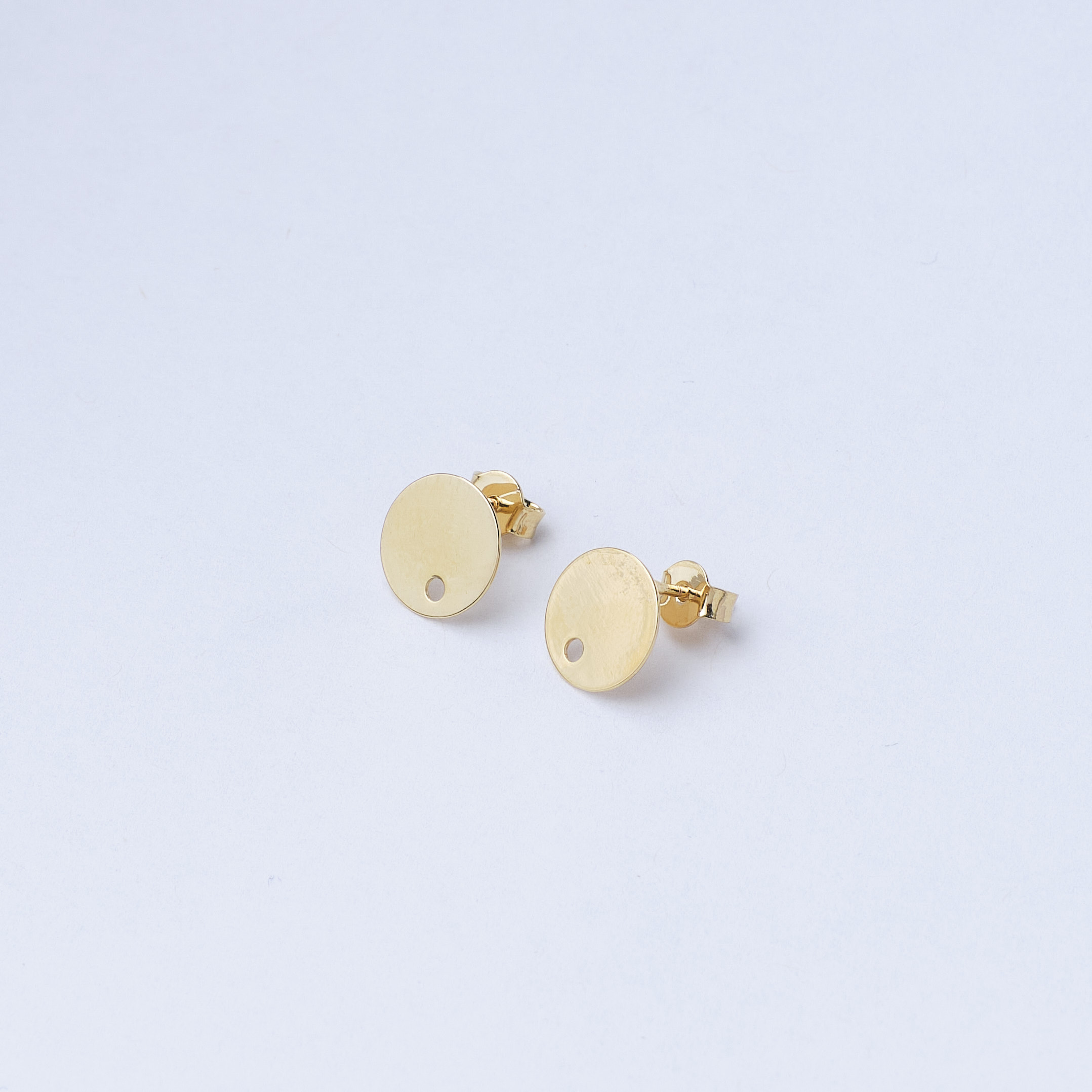 4996 (0.88) Earring Base Round 10mm