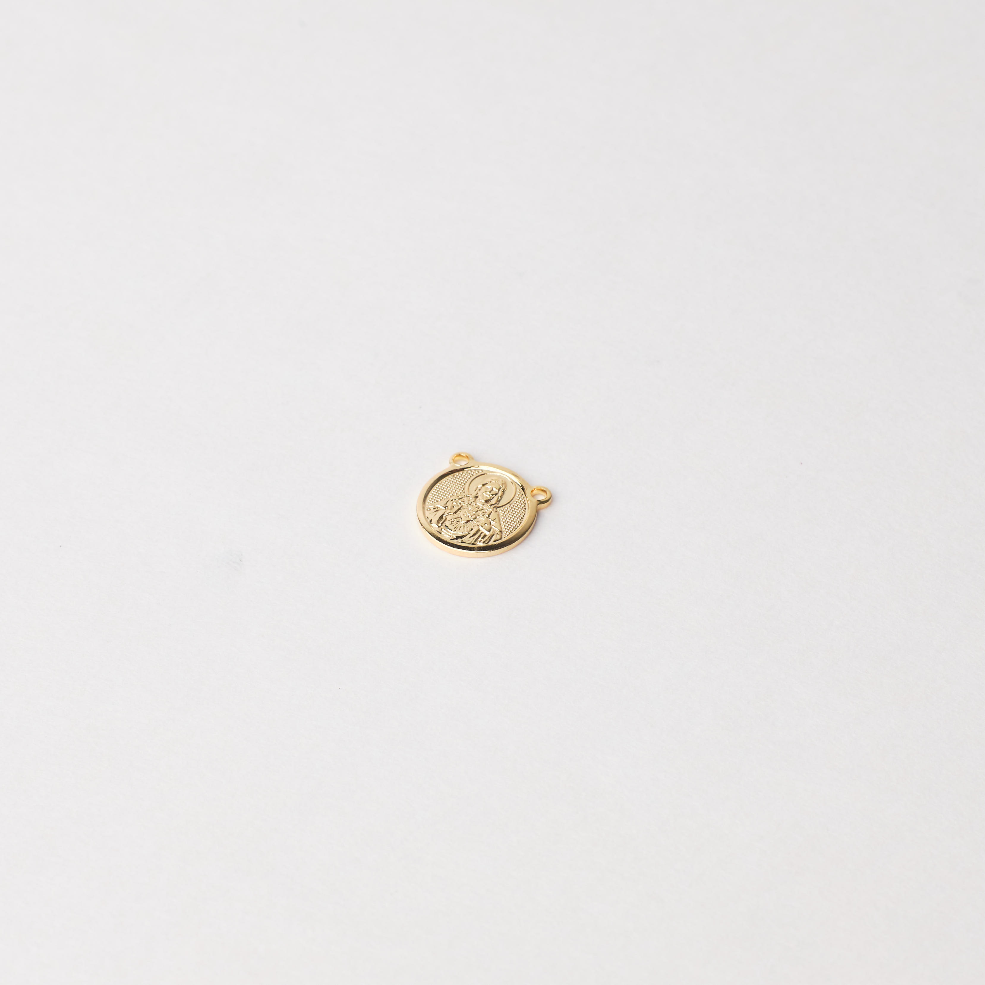 506 Golden Jesus Heart Rosary Connector