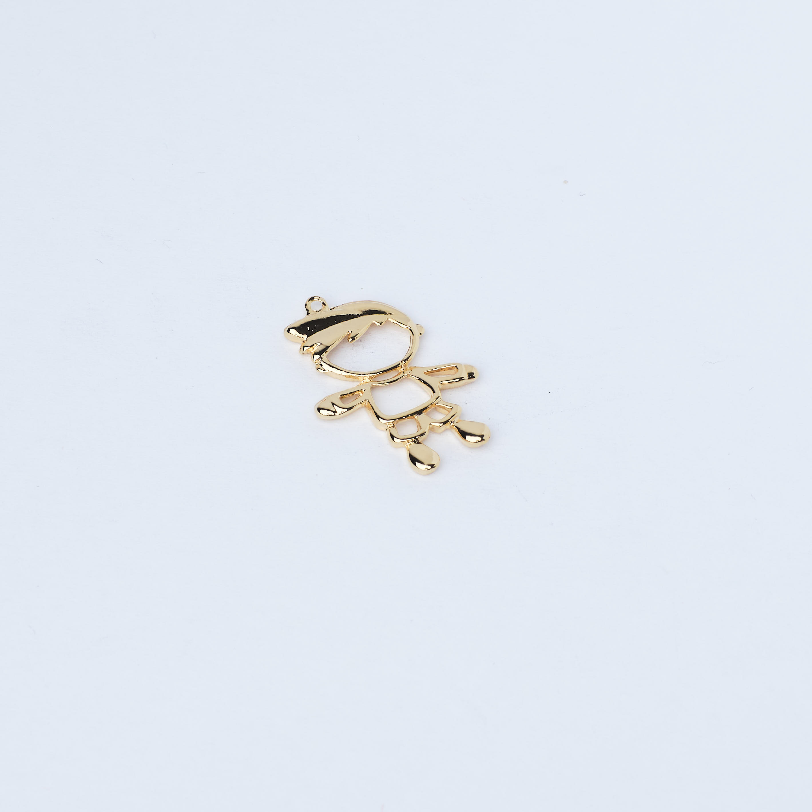 588 Gold Plated Boy Pendant