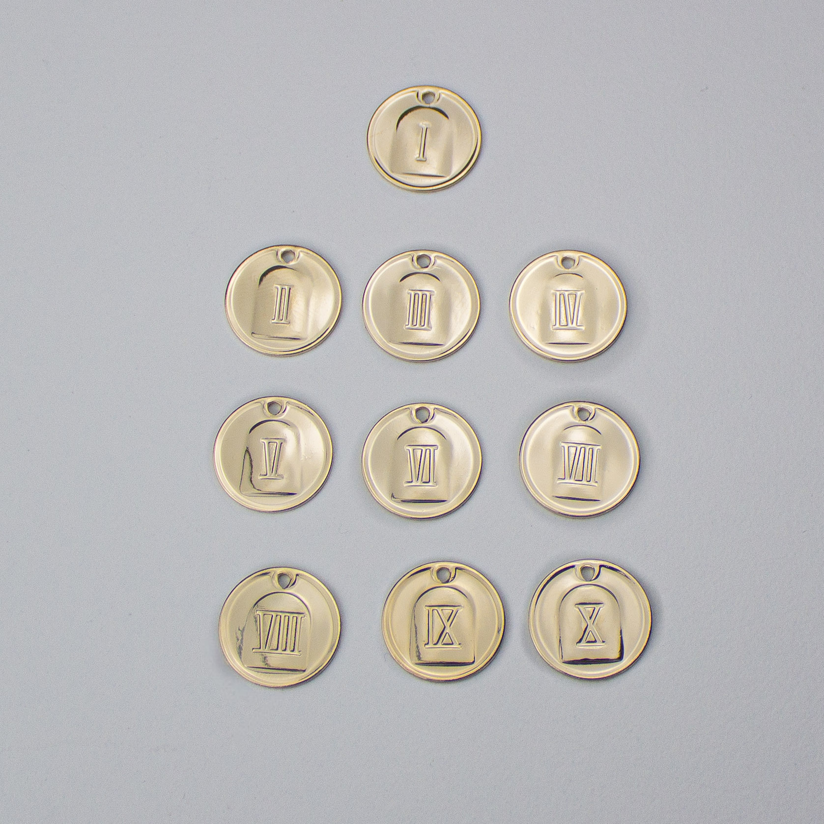 6601 Ten Commandments Charms