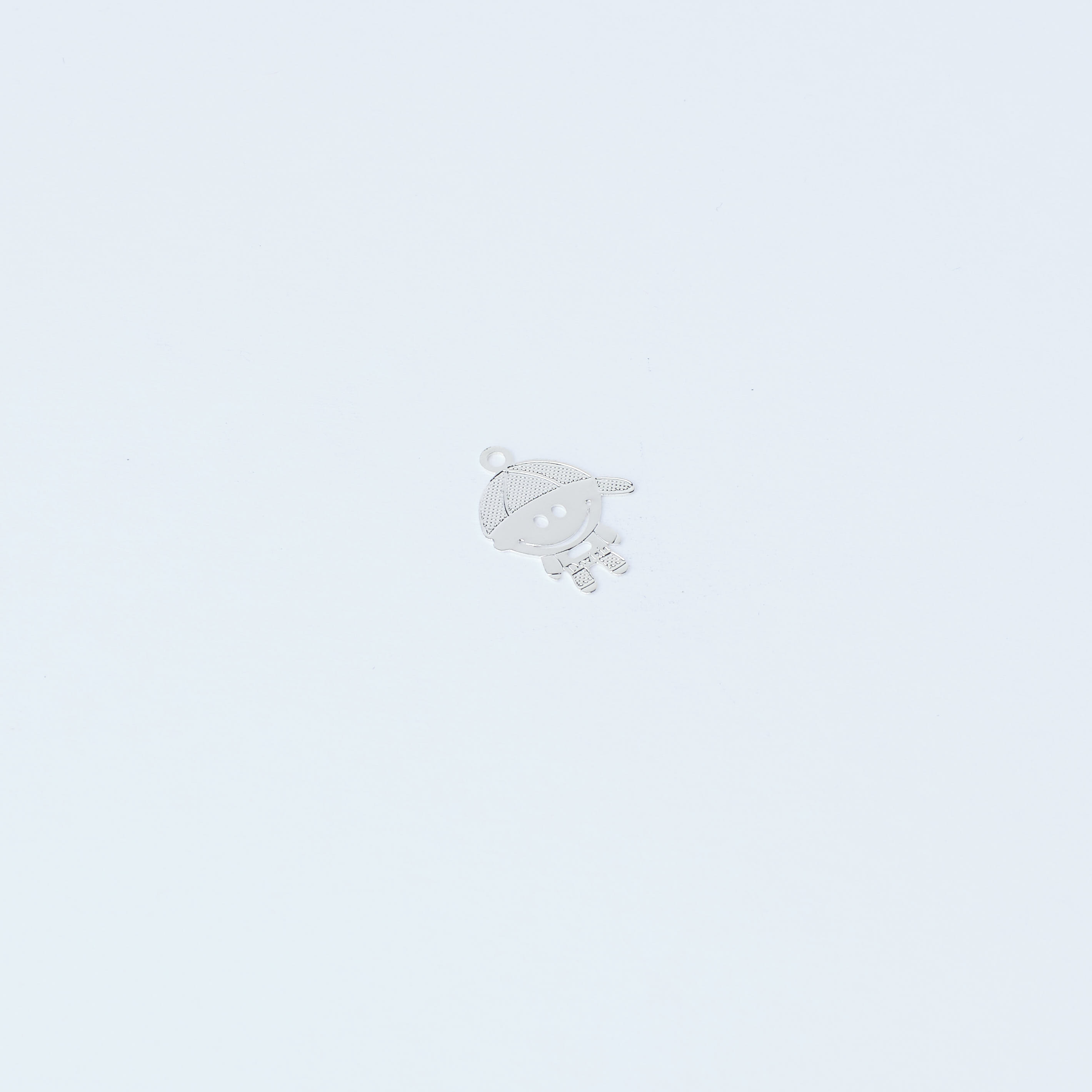 6696 Silver Boy Silhouette Pendant