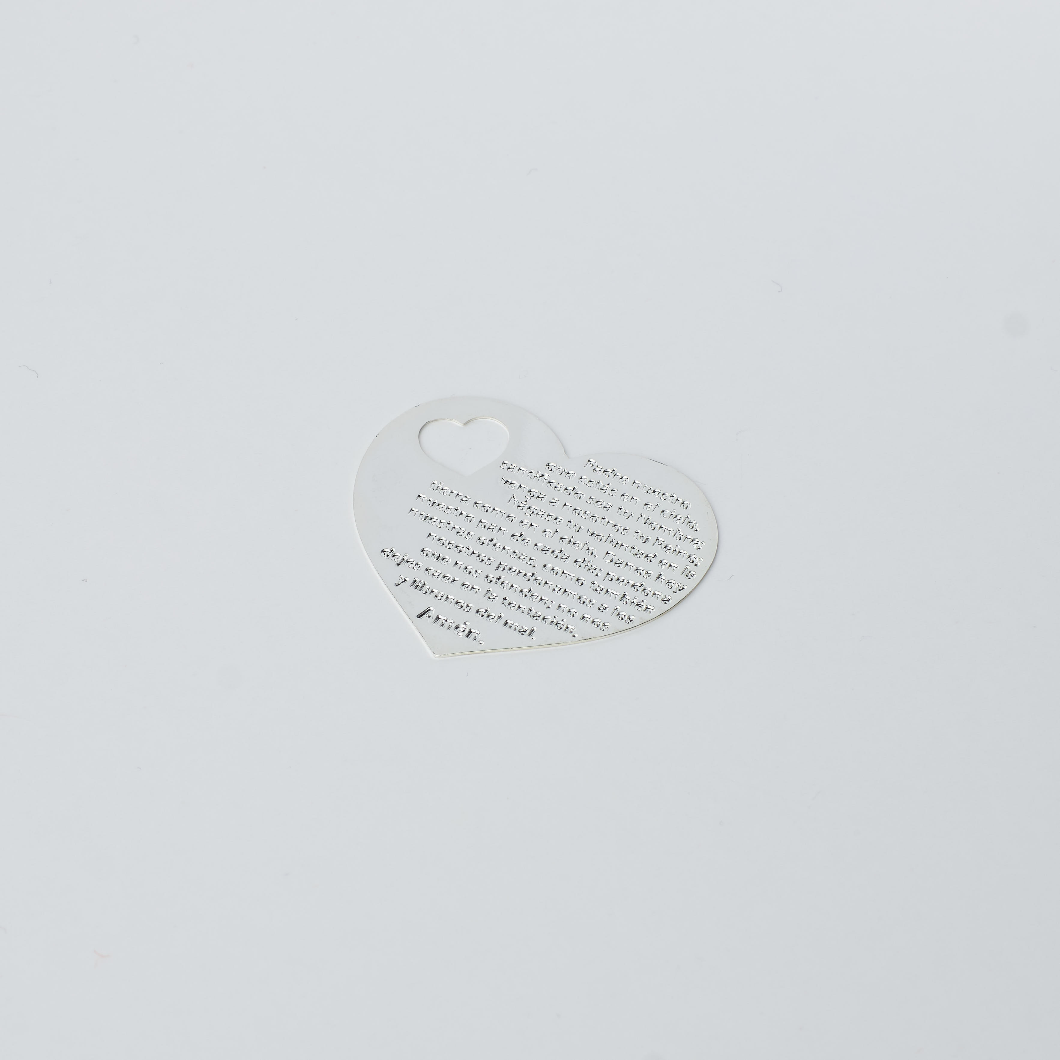 6749 Cadena de plata Corazón Padre Nuestro