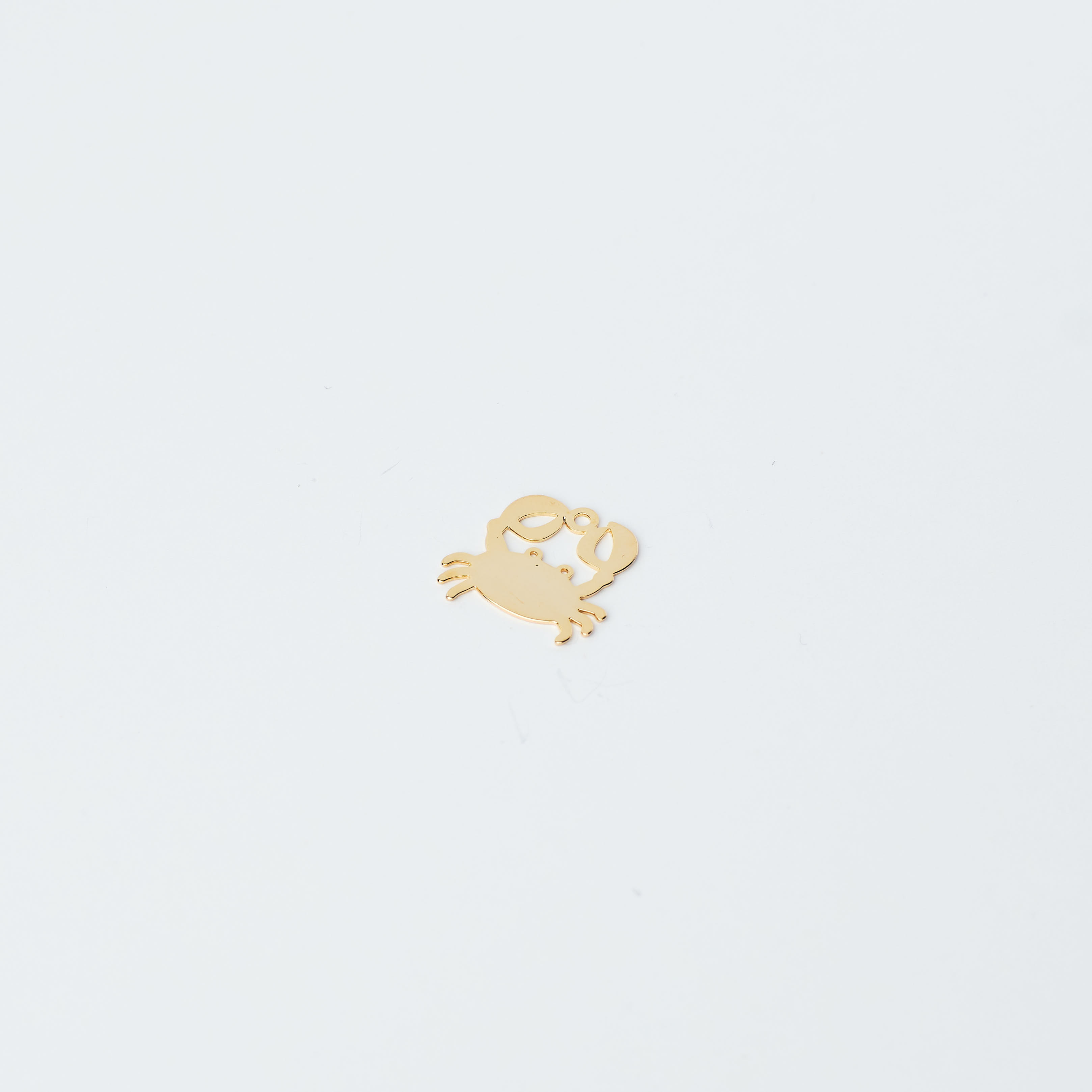 7173  Gold-Plated Crab Pendant