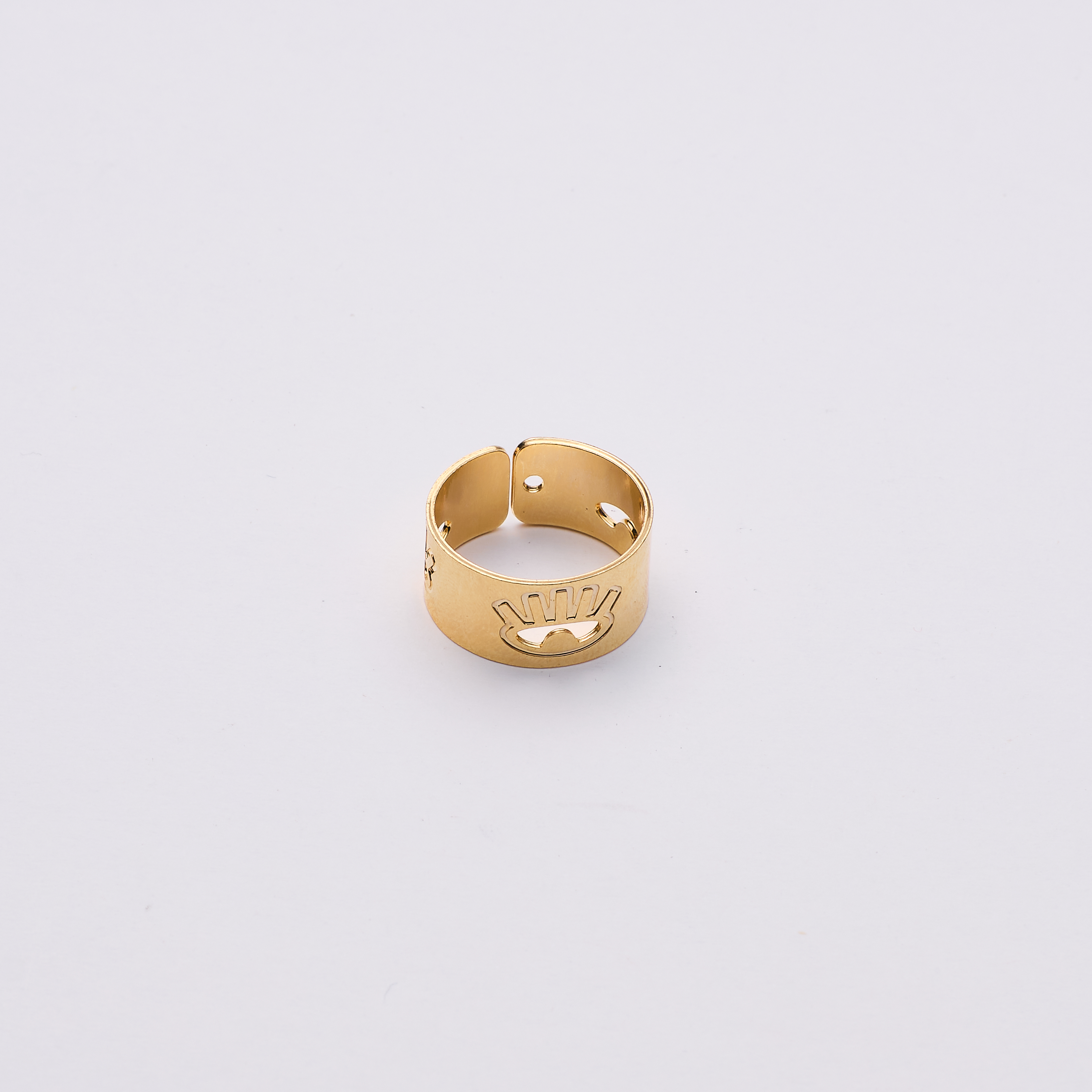 7223 (2.7) Ring Bar #7 Evil Eyes Big