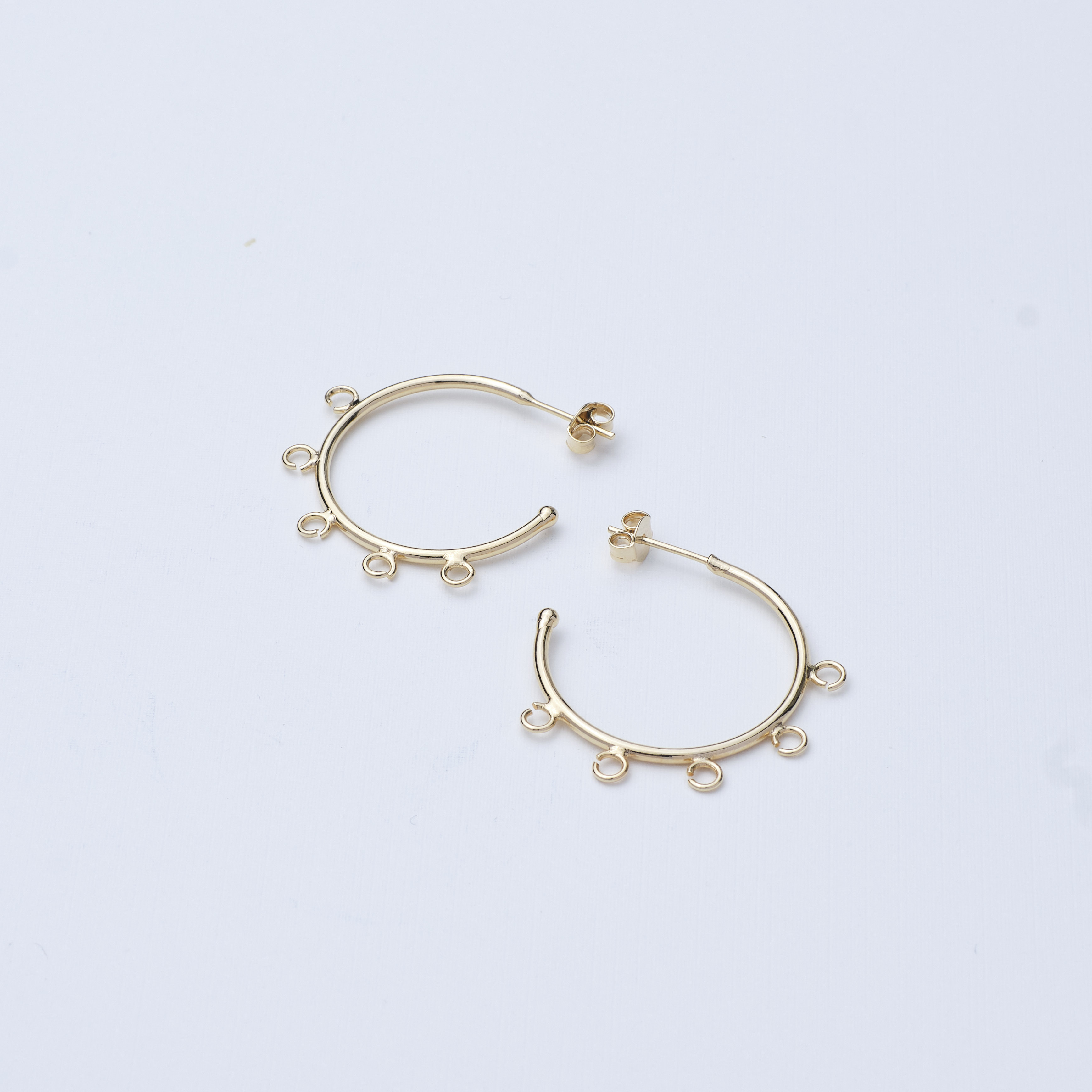 8934 25mm Earring with Hoops