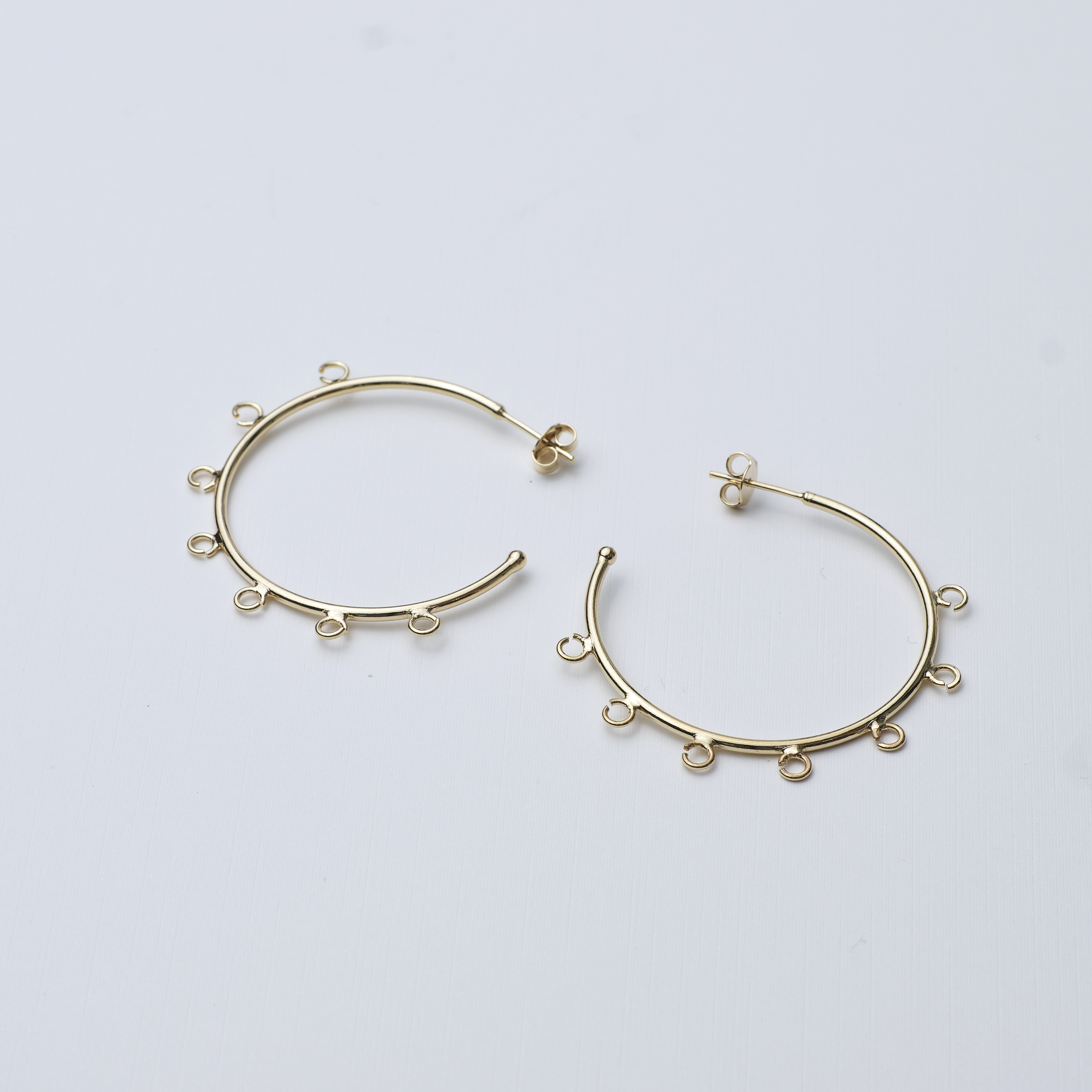 8938 Pendientes de 35 mm con aros