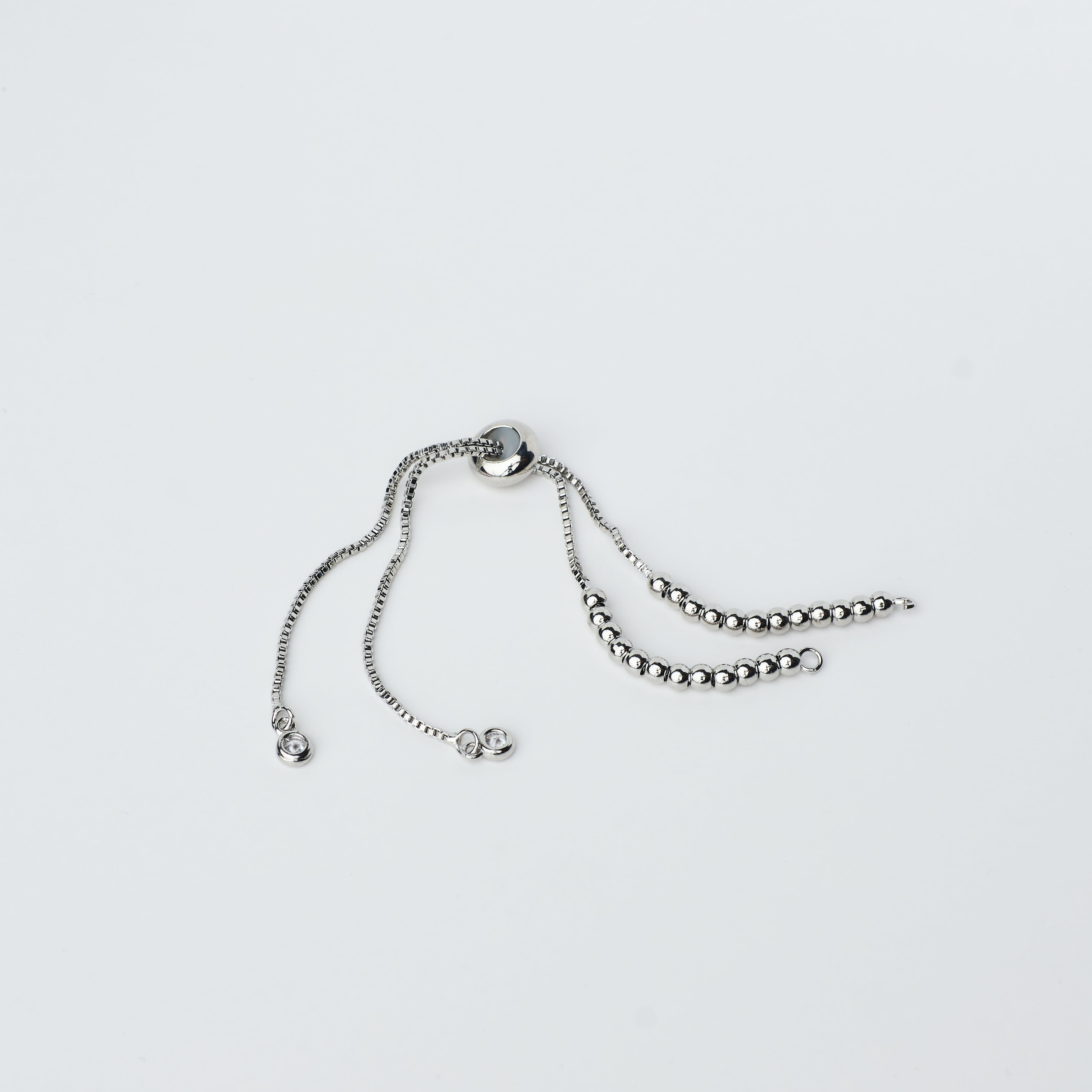 9088 Adjustable Cords-Chain Silver