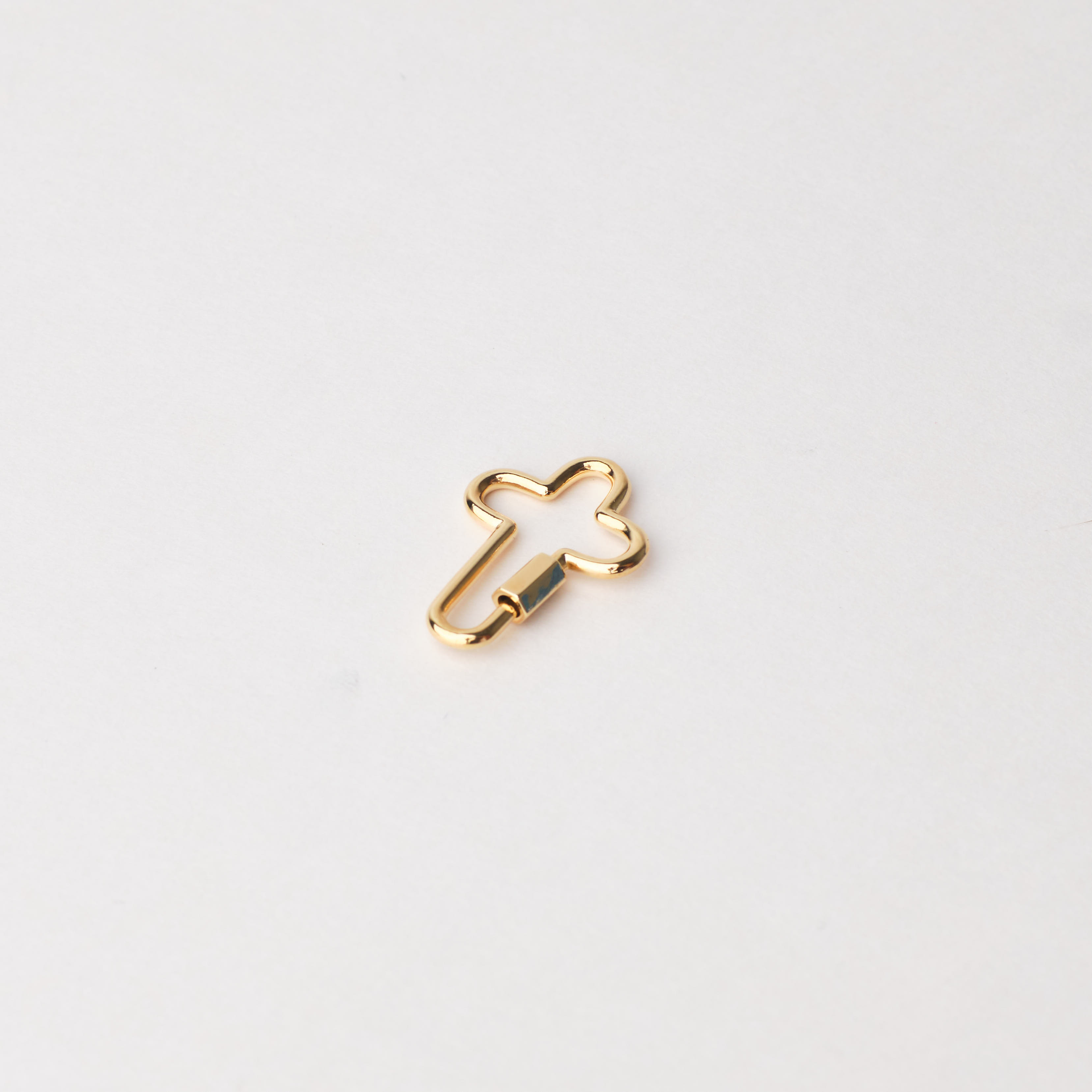 9928 Cierre de cruz auto-cerrante de oro